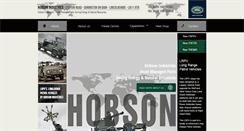 Desktop Screenshot of hobsonindustries.co.uk