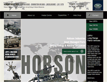 Tablet Screenshot of hobsonindustries.co.uk